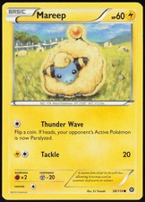 Mareep 38/114 Common Steam Siege Pokemon Moderately Played