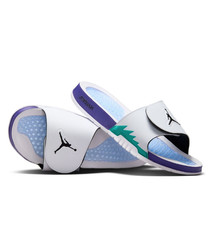 Jordan Hydro 5 Retro Slide White New Emerald 555501-103