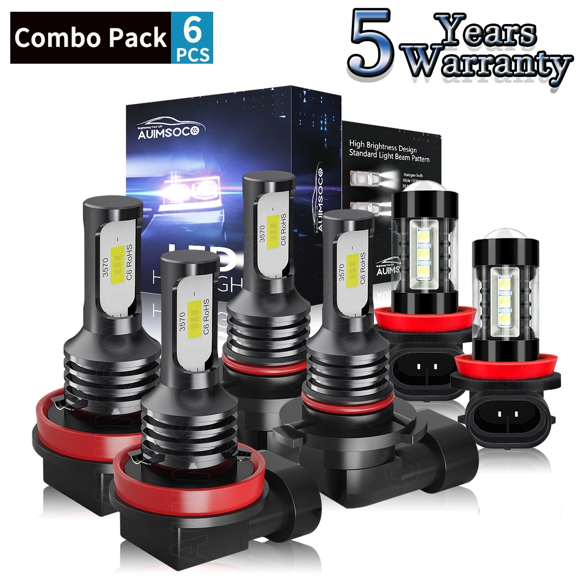 For Honda Accord 2008-2015 LED Headlight Hi&Lo Beam Fog Bulbs Super Bright 6500K
Opens in a new wind