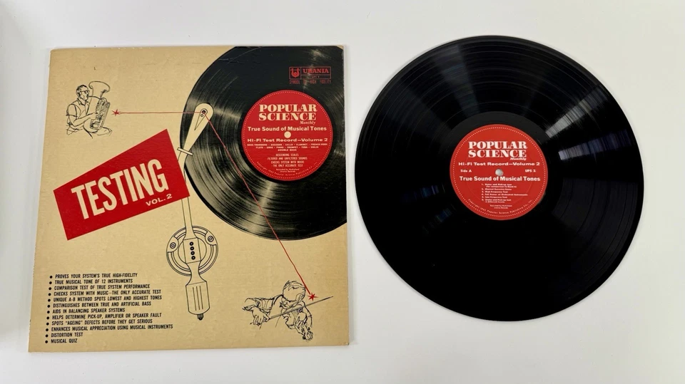 Popular Science Testing Vol1 And Vol2 LP Urania UPS-1/UPS-2 - Image 4 of 4