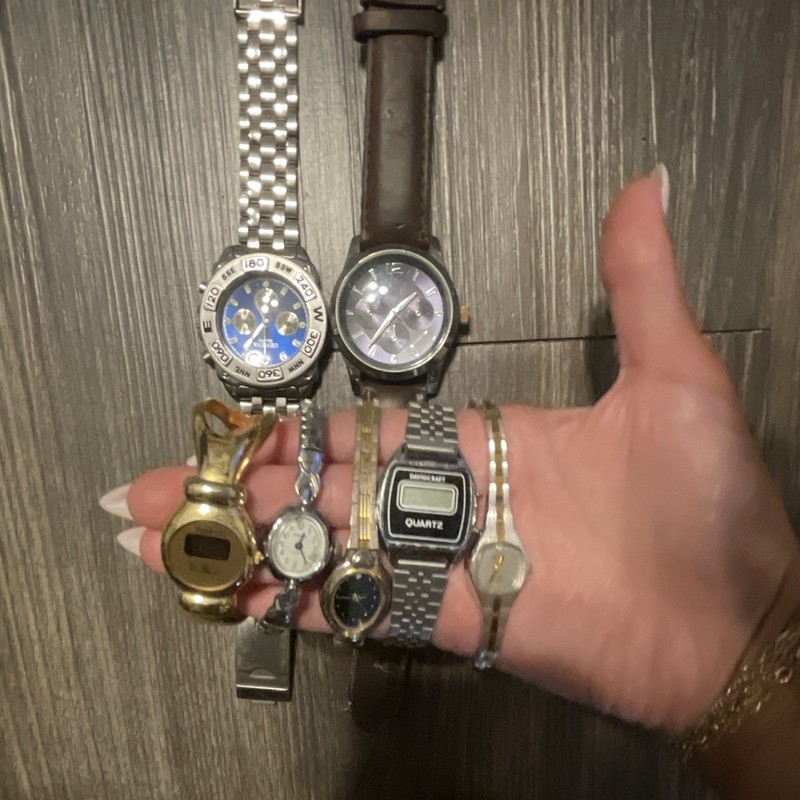 Davidcraft Quartz Digital Watch + Assorted Analog Watches Mixed Lot (7) Unisex