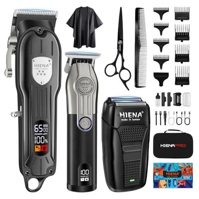  Hair Clippers for Men Professional Cordless Hair Clippers Electric Beard 
