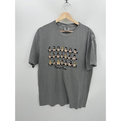 Comfort Colors Put in Bay Tee Unisex Large Gray Ta-ta's Short Sleeve Casual