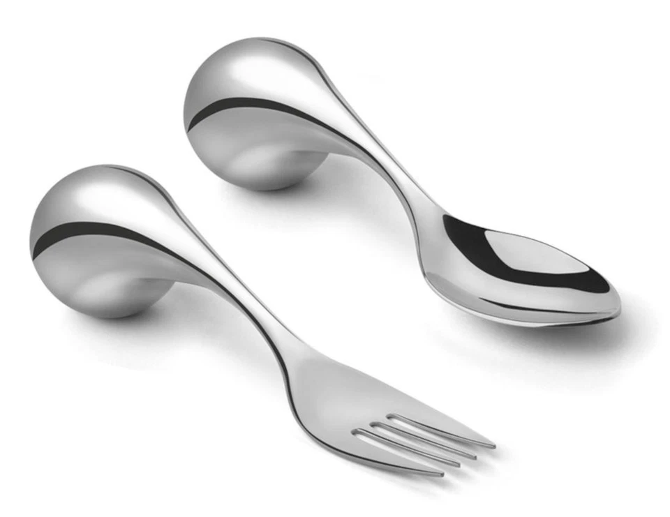 Amefa Integrale Besteck Seniorenbesteck Gabel, Löffel Parkinsonbesteck Set