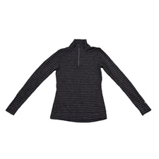 Smartwool Women Medium Merino Wool Outdoor NTS Mid 250 Zip Turtleneck Top