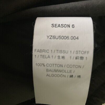 New Yeezy Season 6 Cotton Work Jogger Pants Brown Size XS | eBay New Yeezy Season 6 Cotton Work Jogger Pants Brown Size XS | eBay
