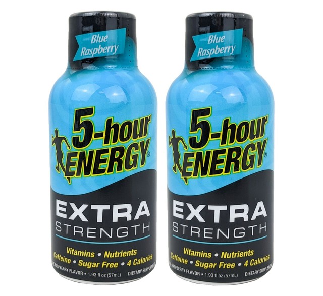 5 Hour Energy Extra Strength Blue Raspberry Energy Drink Pack Of 72 For Sale Online Ebay