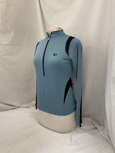 Pearl Izumi 1/2 Zip Pullover S Blue Cycling Polyester Long Sleeve YGI W1-250 - Picture 8 of 12