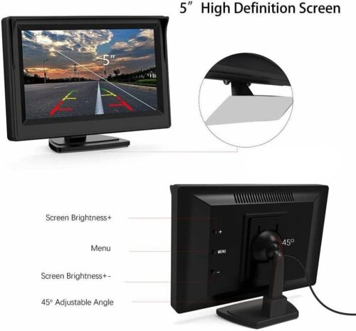 4.3''/5"/7'' LCD Screen Car Rear View Backup Monitor for Parking Reverse Camera - Picture 36 of 63