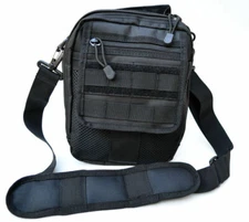 Acid Tactical® Molle Pistol Gun Case Concealed carry Range Bag Pouch BLACK
