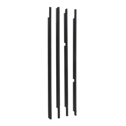 Set of 4 Car Window Weatherstrip Seal Belt Molding For 2003-2009 Toyota 4Runner - Foto 6 di 13