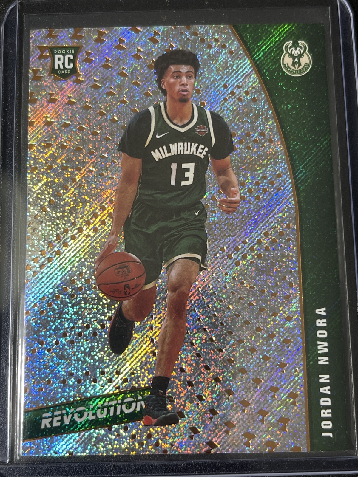 2020-21 Panini Revolution JORDAN NWORA RC Rookie #120 BUCKS