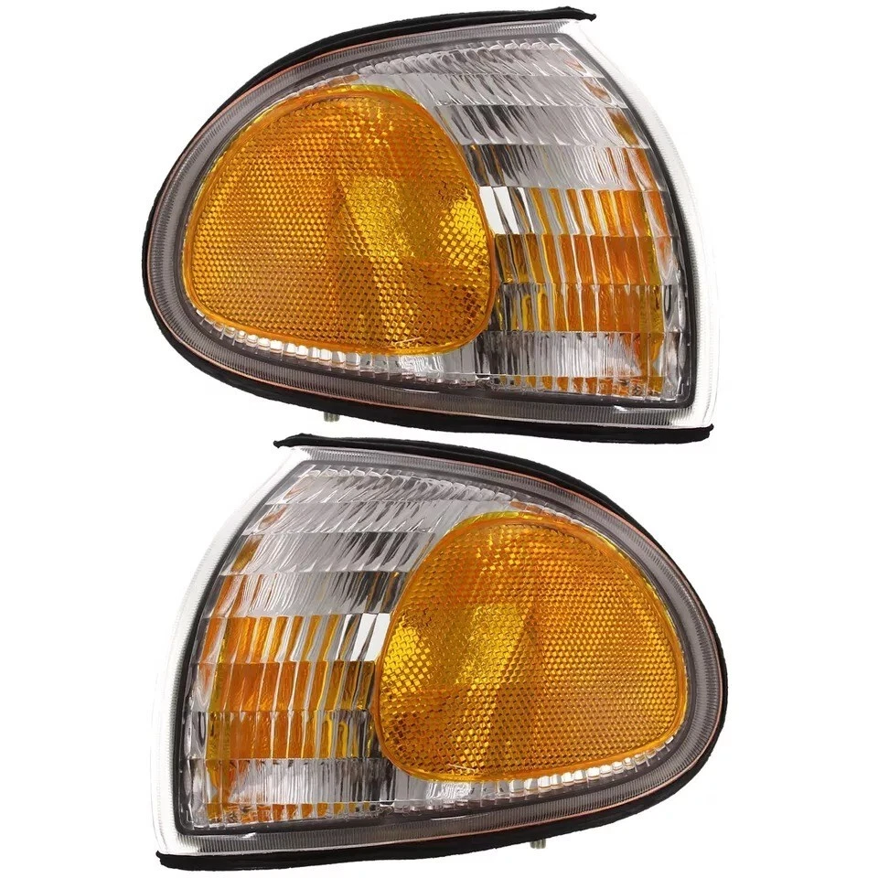 New Front Side Marker Lamp Left & Right Pair Set Fits 1995-1997 Ford Windstar Foto 2 de 4