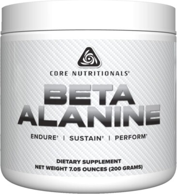 Core Nutritionals Beta Alanine Daily Muscle Building and Recovery -62 Servings