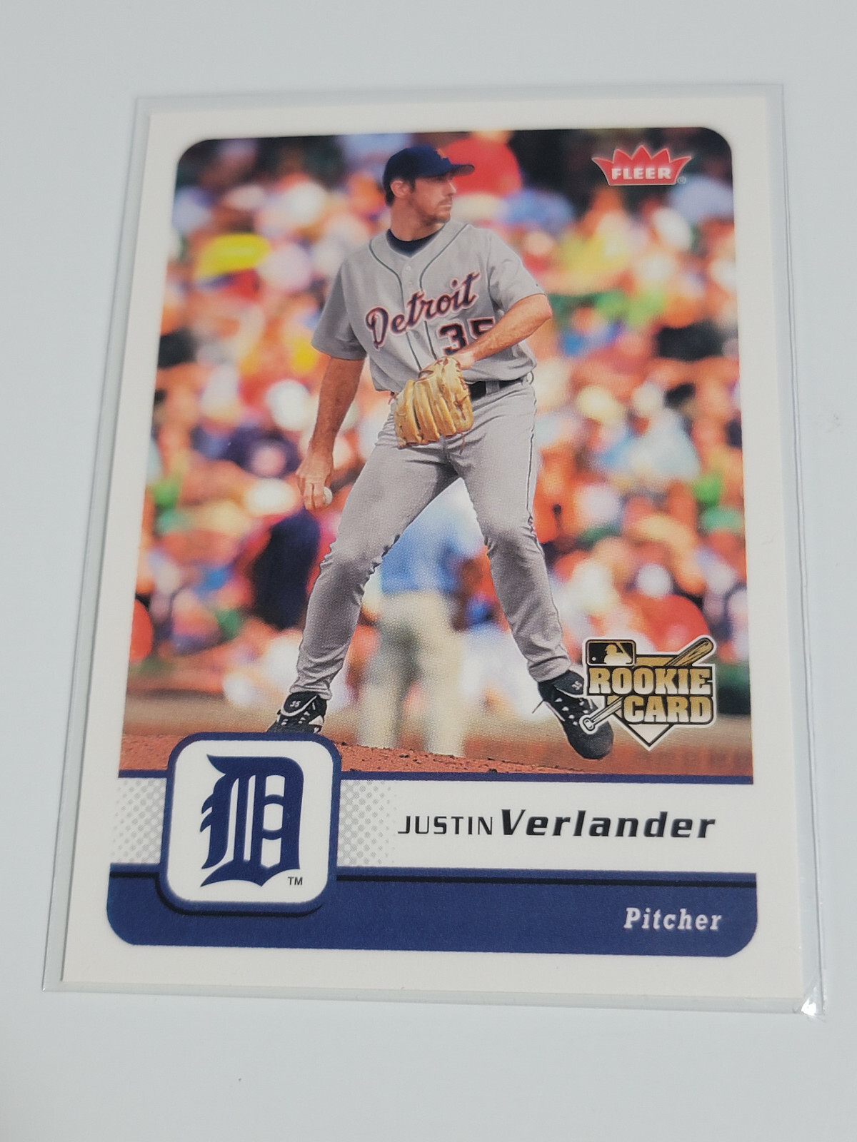 JUSTIN VERLANDER 2006 Fleer Rookie #426.  TIGERS