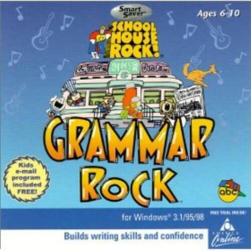SchoolHouse Rock: Grammar Rock PC CD learn writing spelling letters conjunction - Picture 1 of 1