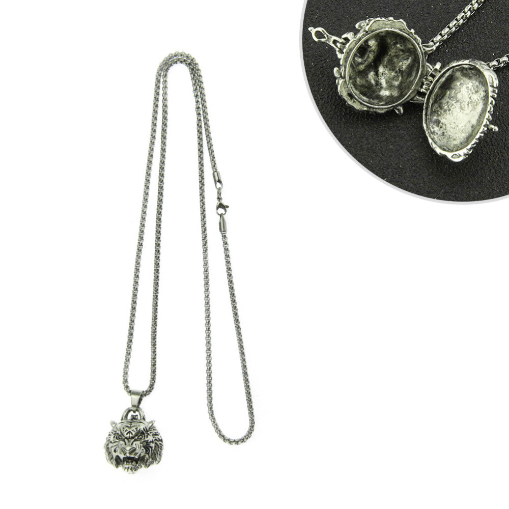 Urn Pendant Necklace Men Necklace Punk Style Necklace Women Jewelry