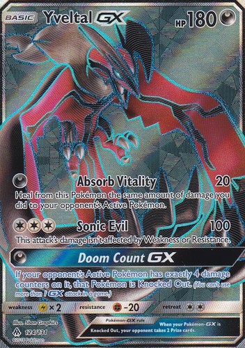 Yveltal GX (124/131) [Sun & Moon: Forbidden Light] main image 0