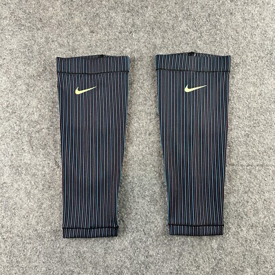 Nike Pro Elite AO8492 Blue Red Striped Calf Warmer Running