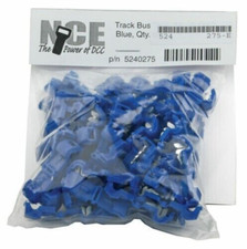 NCE  New 2026  TBTB64 Track Bus Taps 14-16 Awg  64 Pack  Blue  5240275