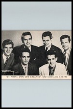 CUBA CUBAN CMQ TV STARS JORGE FELIX & BADIAS PORTRAIT 1950s ORIG PHOTO 603