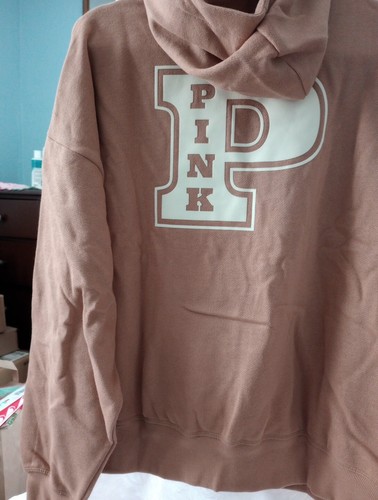 VICTORIA'S SECRET PINK IVY Fleece Campus Full Zip Hoodie M - Picture 4 of 6