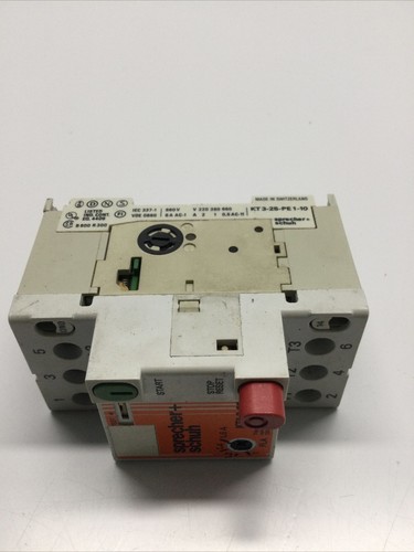 PRE-OWNED, SPRECHER + SCHUH, KT3-25-PE 1-10, MANUAL STARTER, KTA 3-25. (5i-4) - Picture 3 of 4