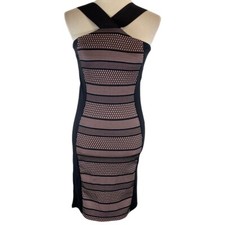 Charlotte Russe Womans Dress Size M Sleeveless Party Club Cocktail Lace Overlay