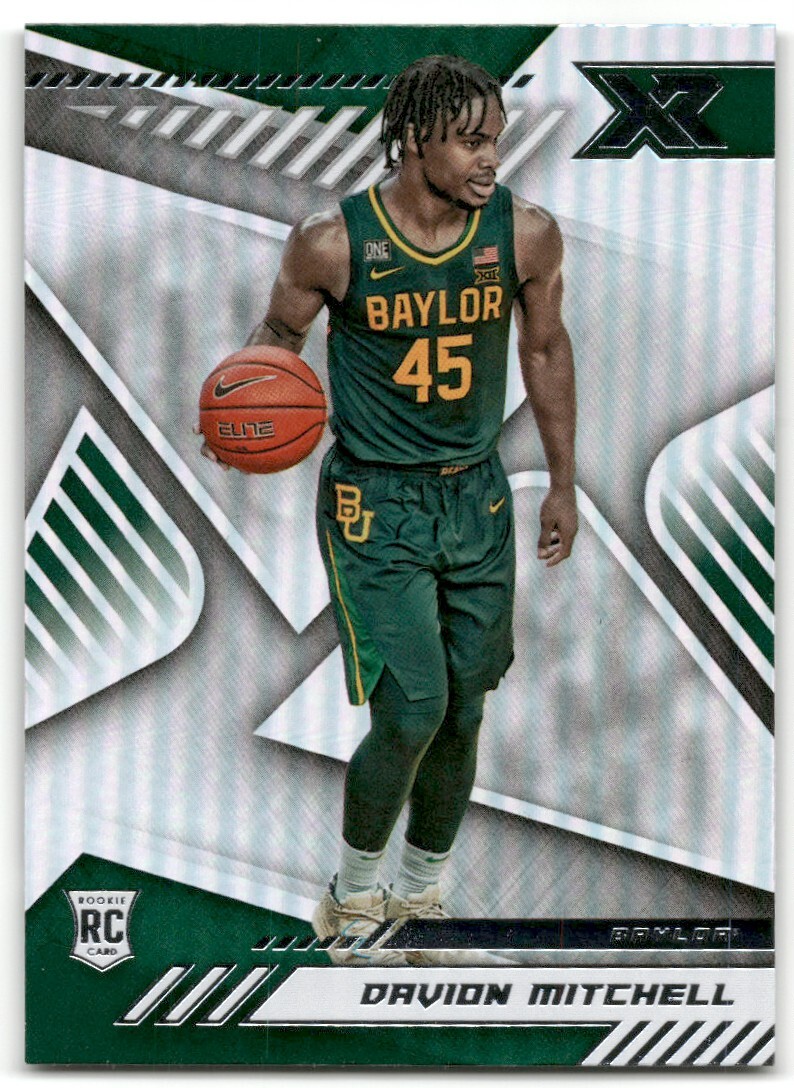 2021-22 Panini Chronicles XR Draft Picks Davion Mitchell #170 RC Baylor Bears