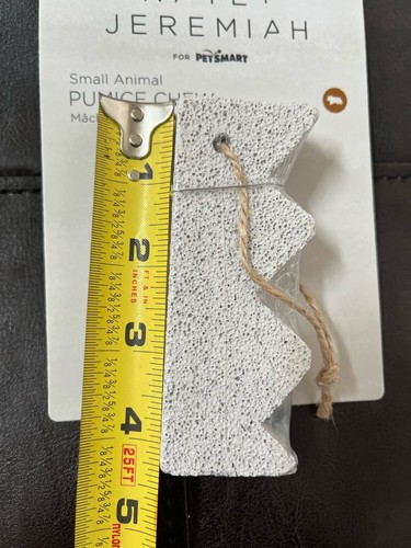 Nate + Jeremiah Natural Pumice Chew For Small Animals rabbit guinea rat hamster - Picture 4 of 6