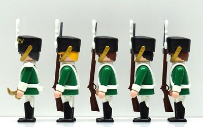 Playmobil Custom – Trompettiste Français Garde Napoléon (vert)