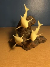 School of 3 Sharks, Sculpture from John Perry
