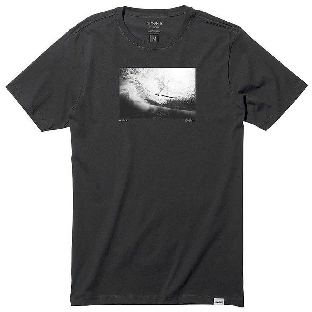 НОВАЯ мужская черная футболка с коротким рукавом и принтом Nixon Sea Thru S2792-000 цена 25 долларов США 4390₽