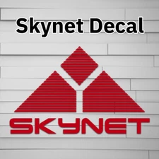 Skynet Decal (for Car laptop window tumber water bottle) sticker symbol cyberdyn