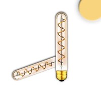 Isoled E27 Vintage Line Led Spiralbulb, Amber, 4W 2200K