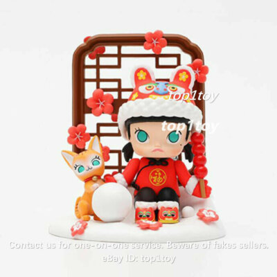 POP MART x MOLLY Auspicious Snow Blister Package Limited Art Toy