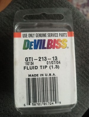 Devilbiss GTI-213-13 Fluid Tip Spray Gun 1.3