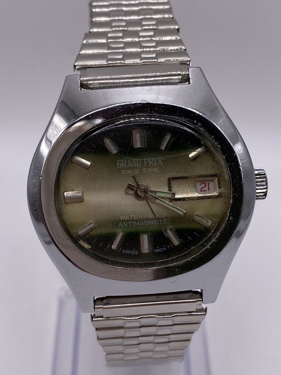 Grand Prix Swiss Time Vintage Men's Watch Waterproof Grand Prix Swiss Time Vintage Men's Watch Waterproof