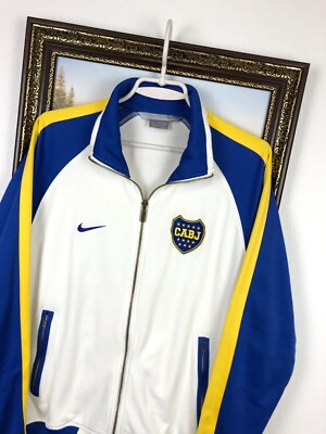 Vintage Nike Boca Juniors Football Jacket Soccer Track Top Vintage Nike Boca Juniors Football Jacket Soccer Track Top