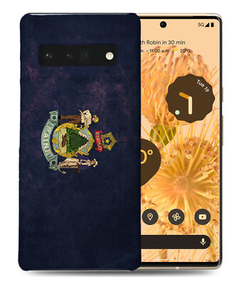 CASE COVER FOR GOOGLE PIXEL|MAINE US AMERICAN STATE FLAG