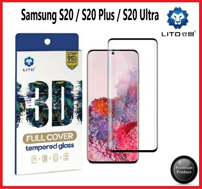 5D Full Cover Tempered Glass Screen Protector For Galaxy S20 Plus - Main Image