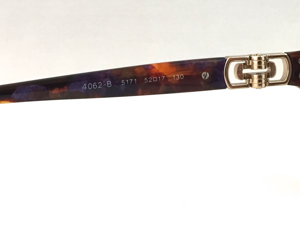 Rare Authentic Bvlgari 4062-B 5171 52mm Brown Purple Marble  display picture 1