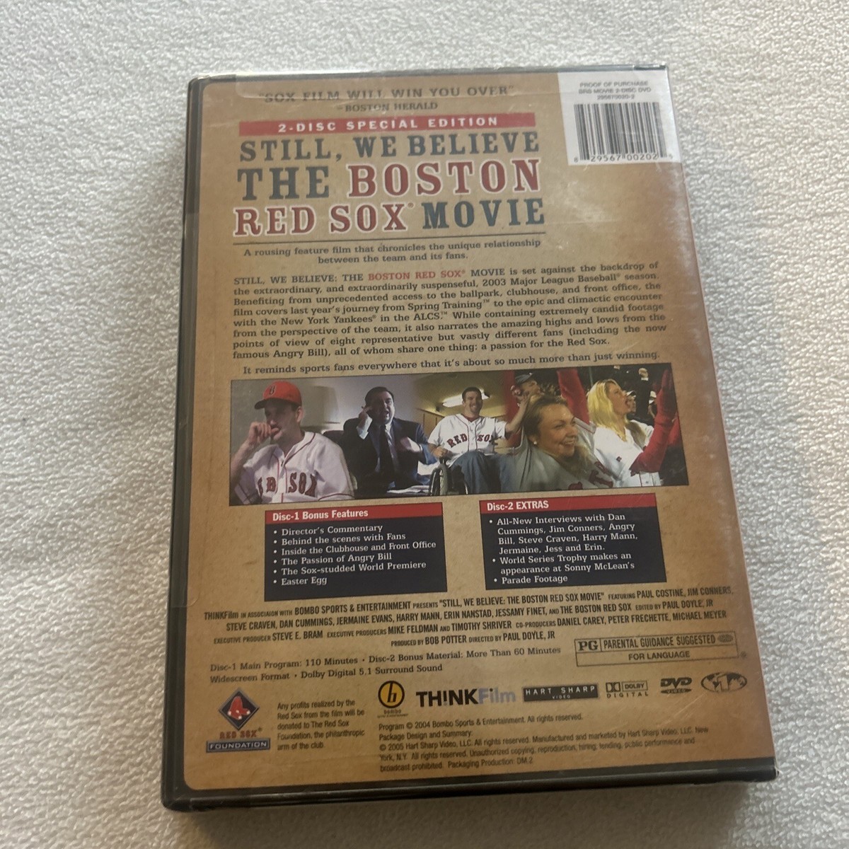 Still, We Believe: The Boston Red Sox Movie (DVD, 2005) New