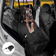 DOG CAR SEAT COVER FOR BACK SEAT  57"X78", WATERPROOF, WITH STAFTY STRAP  HOOK