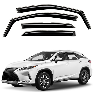 Sun Rain Visors Wind Rain Guards for 2016-2022 Lexus RX