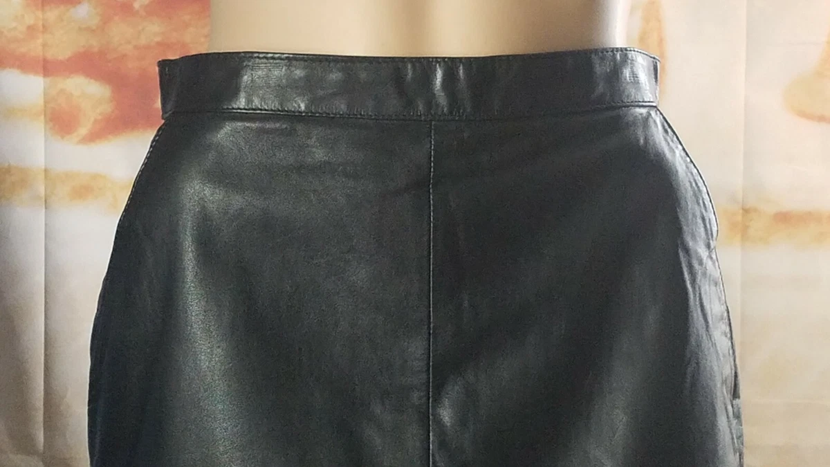 Leather top skirt ebay