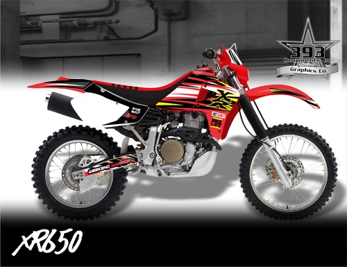 Kit de calcomanías gráficas Honda XR650 XR 650 2000 - 2010 juego de pegatinas súper bonito - Imagen 4 de 5