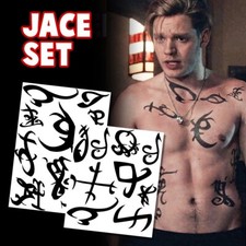 ShadowHunters Jace Runes FULL Set / Jace Shadowhunters Tatoos Costume Cosplay