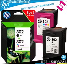 HP 302 Envy 4520 Cartucho de Tinta - Negro y Tricolor | Compra online en  eBay