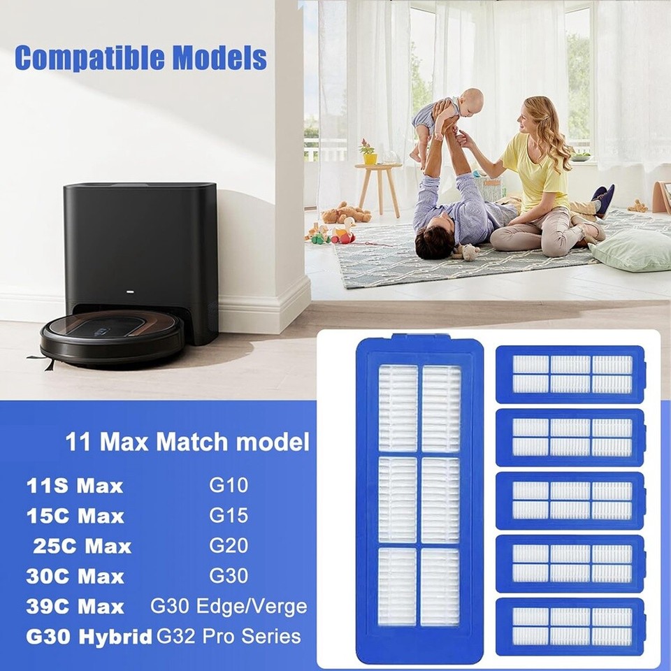 Replacement HEPA Filters for 11S Max 15C Max, 30C Max,39C Max,G30 , G30